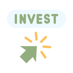 investment website flat style