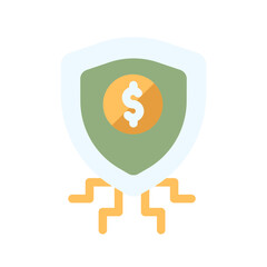 investment money protection flat style