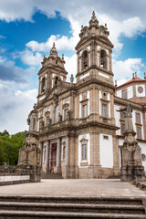 Famous baroque basilica Bom Jesus do Monte in Braga, Portugal