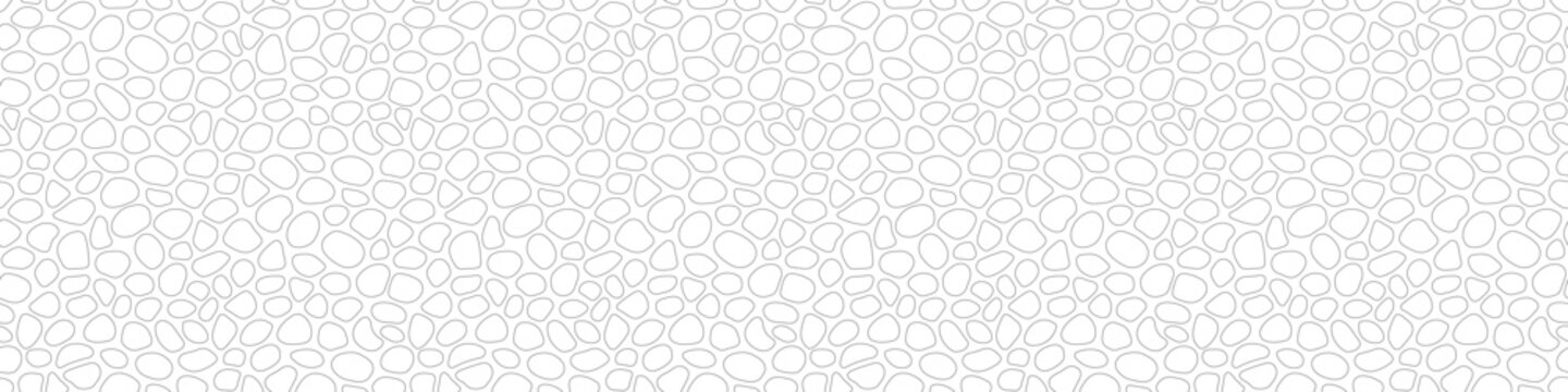 Doodle stones seamless vector background. Black and white paving seamless patterns. Smooth pebble template background. cobblestones and cute rounded outlines shapes for interior and science design