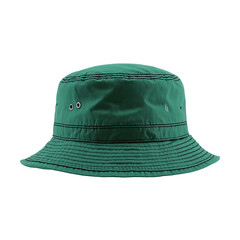 Stylish Green Bucket Hat Showcased on a Transparent Background Perfect for Fashion Design or E-commerce Applications
