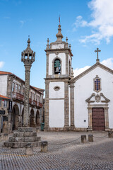 Little church San Pedro and the medieval Pillory of Trancoso