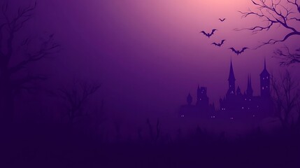 Halloween dark purple gradient background with subtle texture