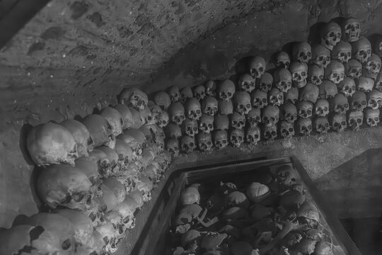 Catacomb In Riposto, Sicily, Italy