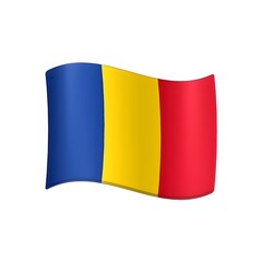 Fototapeta premium Romanian Flag 