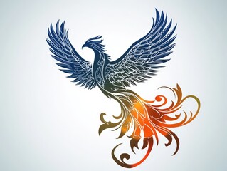 Obraz premium Phoenix Illustration.