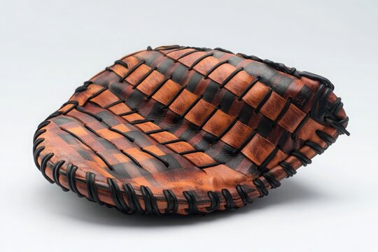 Rawlings' first base model baseball glove with a checkered brown and black color