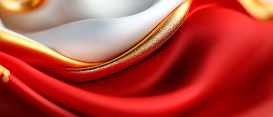 Vibrant spring festival banners featuring festive red and gold motifs for celebratory occasions