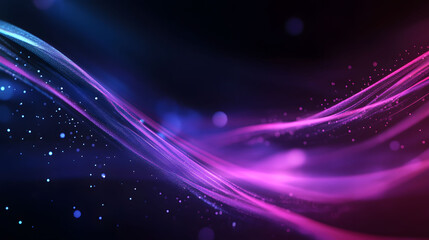 Abstract night background with colorful lights and dynamic patterns, featuring a sense of motion and energy in a vibrant design