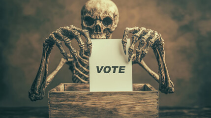 Grim Reaper Voting: Eerie Election Ballot