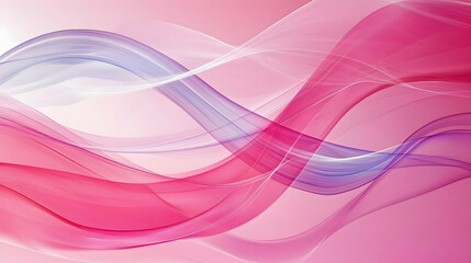 Abstract background with pink, blue and white wavy lines.