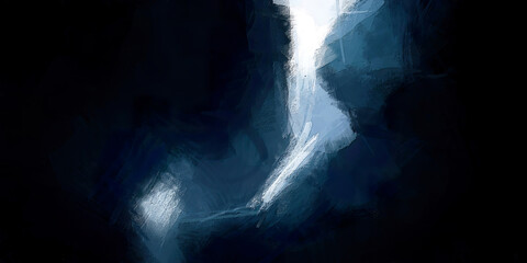 Luminous Brushed Painted Abstract Background Gradient blended stroked painting 6