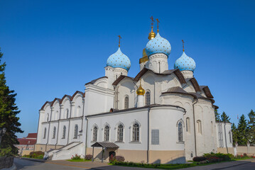 View of the ancient Annunciation Cathedral. Kazan Kremlin, Republic of Tatarstan, Russia