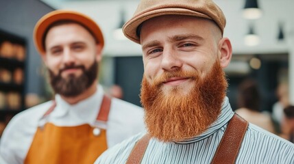 Skilled Barber Performing Precision Skin Fade Haircut on Male Client with Beard in Well Equipped Barbershop  Close up of Barber Using Clippers and Other Tools to Create a Trendy Hairstyle
