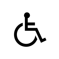 Wheelchair Symbol Vector Accessibility Icon