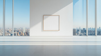 Tokyo art gallery with contemporary minimalist design