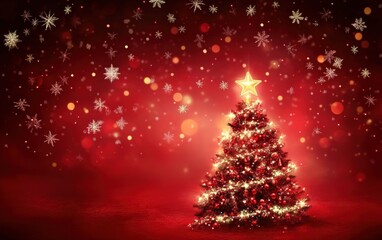 christmass red background 