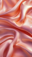 Fototapeta premium A pink fabric with a wavy texture