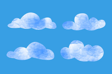 blue sky with clouds