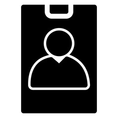 Simple black silhouette icon of a person, commonly used as a user avatar or profile placeholder. Minimalistic design ideal for websites, applications, and digital interfaces.