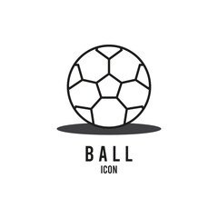 Obraz premium Ball Icon A Symbol of Unity and Play