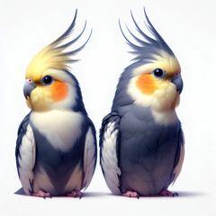 Fototapeta premium two parrots