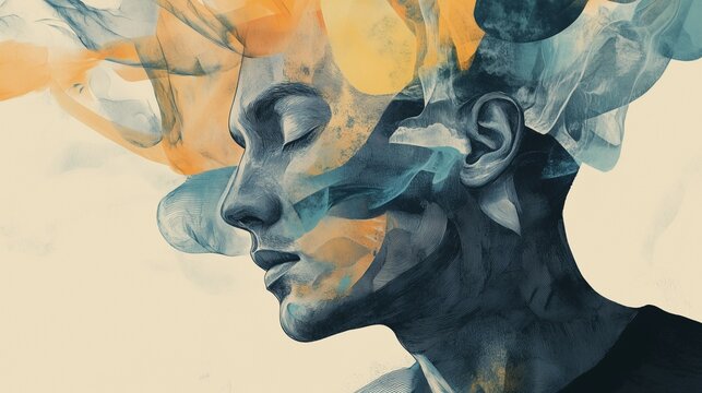 Portrait of a Positive Mind and Successful Spirit; 