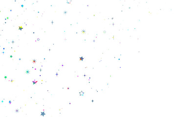 背景素材_ホログラム_星