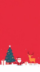 Santa Claus and the Christmas Tree