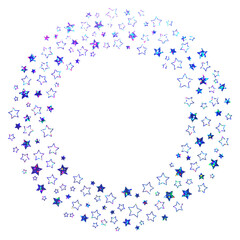 ホログラム_フレーム_星_輪