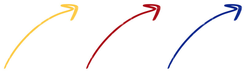 Curved Arrow Hand Drawn Arrow Transparent Background