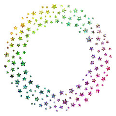 ホログラム_フレーム_星_輪