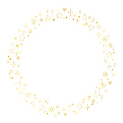 ラメグリッター_フレーム_星_輪
