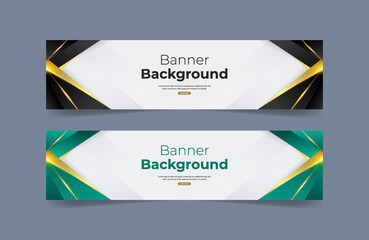 Naklejka premium Luxury banner background