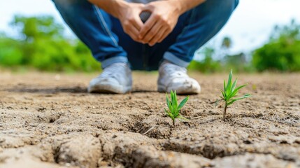 Person Feeling Hopeless While Staring at the Ground