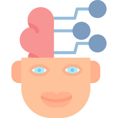 Obraz premium Machine Learning Icon