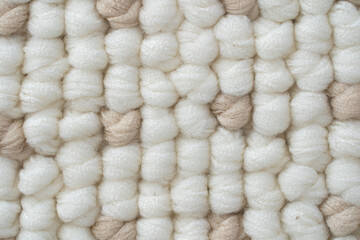 Macro shot of the texture of a carpet