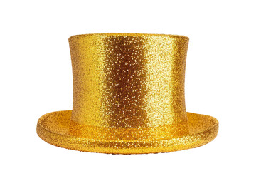 High-Quality PNG golden top hat Isolated on White Background – High Resolution