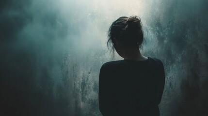 Fototapeta premium Haunting Vintage Backdrop: Dark, Eerie, and Timeless