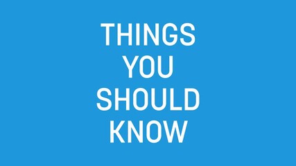 Things You Should Know Blue Dots Size Changing Text Circles 