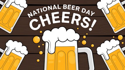 Cheers to National Beer Day with Frothy Mugs