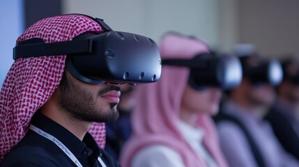 A team of Saudi innovators created a digital platform for sustainable VR design, focusing on eco-friendly practices in virtual environments.