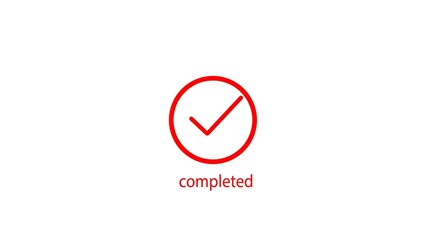 Check mark icon illustration. Approval check mark concept.