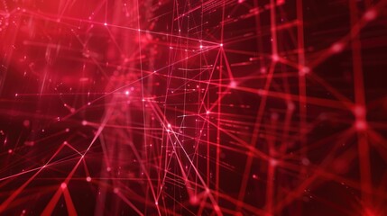 Abstract Red Network