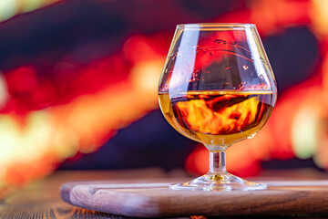 glass of brandy