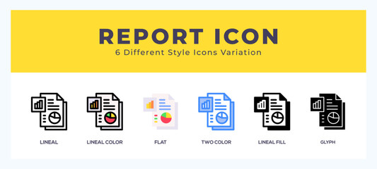 Report symbol. logo. icon vector illustration.