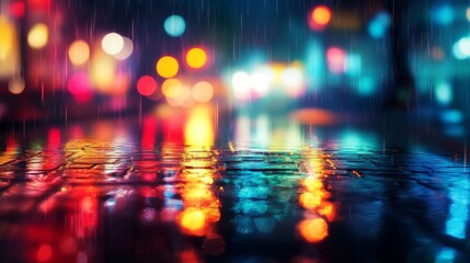 Vibrant Nightscapes with Studio Lighting and Colors