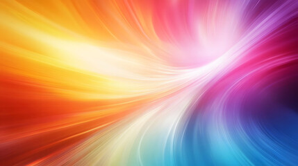 Obraz premium An abstract image featuring an orange background with flowing orange waves