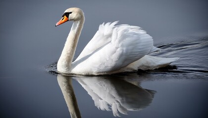 Fototapeta premium swan on the water