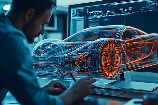 Designing the Future: A Car Designer Creates a Virtual Dream